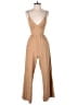 Japna Solid Tan Jumpsuit Size M - photo 1