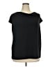ELOQUII Black Short Sleeve Top Size 18 - 20 Plus - photo 1