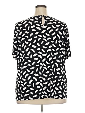 Calvin Klein Short Sleeve Blouse (view 2)