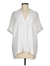 J.Jill White Short Sleeve Blouse Size M (tall) - photo 1