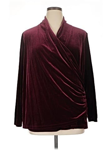 Cj Banks Long Sleeve Blouse (view 1)