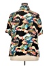 Notations Tropical Black Short Sleeve Blouse Size 2X - photo 2