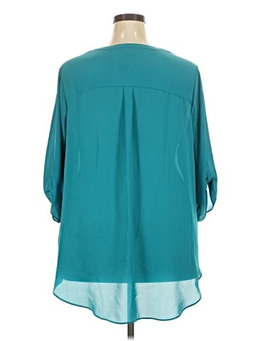 Worthington 3/4 Sleeve Blouse (view 2)