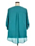 Worthington 100% Polyester Teal 3/4 Sleeve Blouse Size 2X - photo 2