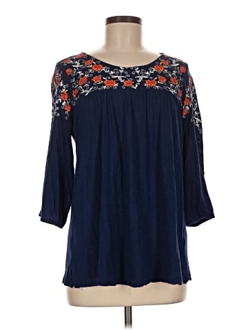 NY Collection 3/4 Sleeve Blouse (view 1)