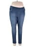 D&Co. Solid Blue Jeggings Size 18WP - photo 1