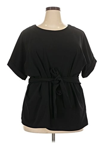Worthington Short Sleeve Blouse (view 1)