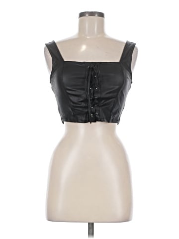 Chocolate Sleeveless Blouse (view 1)