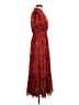 Max Studio 100% Polyester Paisley Red Casual Dress Size XS - photo 4