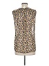 Lumiere 100% Polyester Yellow Sleeveless Blouse Size M - photo 2