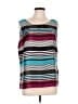 Talbots 100% Polyester Teal Sleeveless Blouse Size L - photo 1