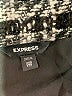 Express Plaid Black Jacket Size XXS - photo 6