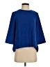 Topshop Blue 3/4 Sleeve Top Size 2 - photo 1