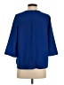 Topshop Blue 3/4 Sleeve Top Size 2 - photo 2