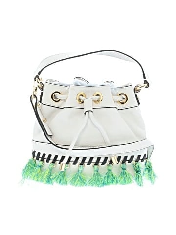 Milly Leather Bucket Bag (view 1)