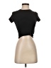 TNA Black Short Sleeve Turtleneck Size S - photo 1