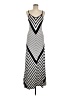 Guess Chevron-herringbone Silver Casual Dress Size M - photo 1