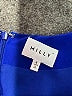 Milly Solid Blue Cocktail Dress Size 6 - photo 7