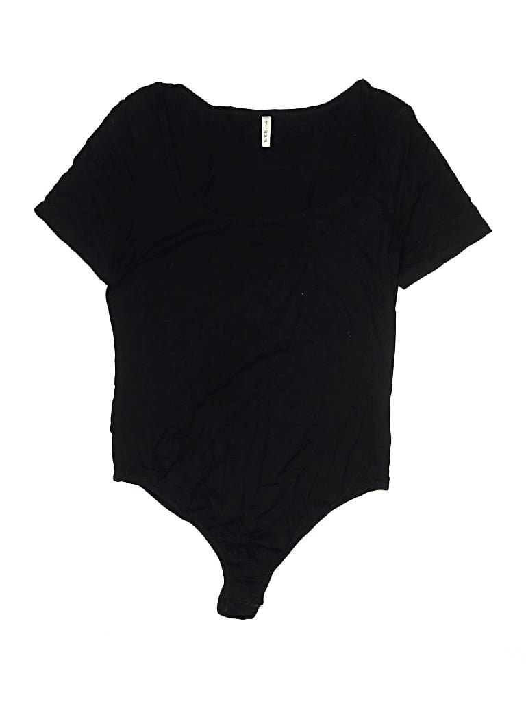 Pre-owned Halara Bodysuit In Black