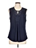 Daniel Rainn Blue Sleeveless Blouse Size L - photo 1