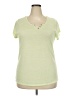 Derek Heart Green Short Sleeve Top Size 2X - photo 1
