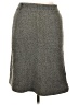 Gap Chevron-herringbone Gray Casual Skirt Size 14 - photo 2
