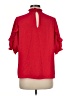 T Tahari 100% Polyester Red 3/4 Sleeve Blouse Size M - photo 2