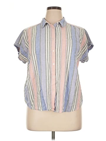 Ann Taylor LOFT Outlet Short Sleeve Blouse (view 1)