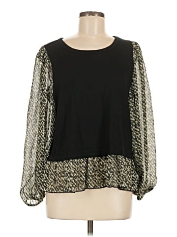 Cha Cha Vente Long Sleeve Blouse (view 1)
