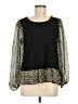 Cha Cha Vente Black Long Sleeve Blouse Size M - photo 1