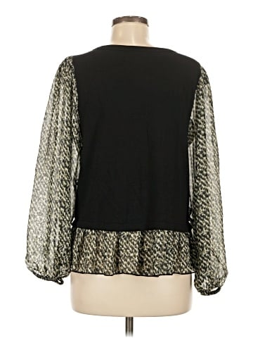 Cha Cha Vente Long Sleeve Blouse (view 2)