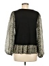 Cha Cha Vente Black Long Sleeve Blouse Size M - photo 2