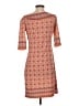 Max Studio Print Orange Casual Dress Size S - photo 2