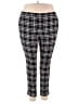 Anne Klein Plaid Black Casual Pants Size XXL (estimated) - photo 1
