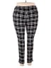Anne Klein Plaid Black Casual Pants Size XXL (estimated) - photo 2