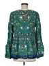 Matilda Jane 100% Rayon Green Long Sleeve Blouse Size M - photo 2