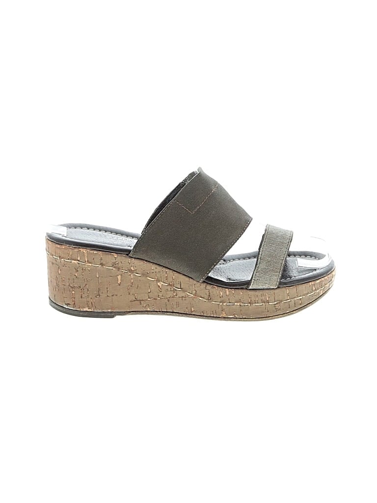 Pre-owned Donald J Pliner Wedges In Gray