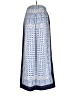 Central Park West 100% Polyester Print Blue Casual Pants Size M - photo 2