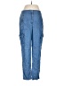 DKNY 100% Lyocell Blue Cargo Pants Size 4 - photo 1