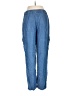 DKNY 100% Lyocell Blue Cargo Pants Size 4 - photo 2