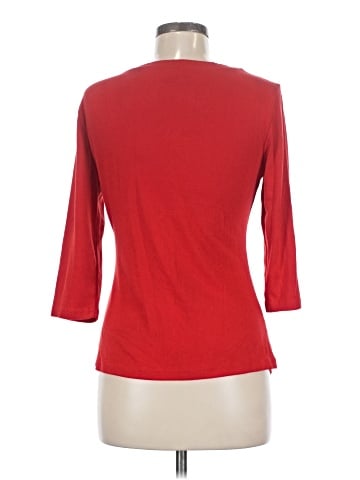 Allegra K 3/4 Sleeve Top (view 2)