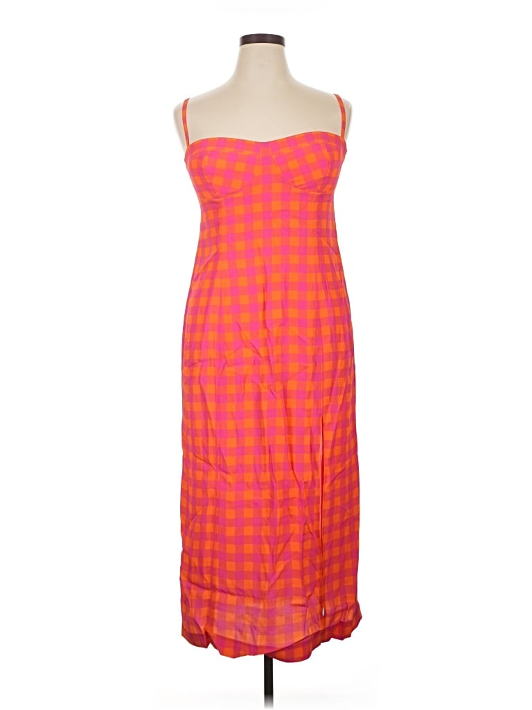 Pre-owned J.crew Collection Casual Dress In Orange