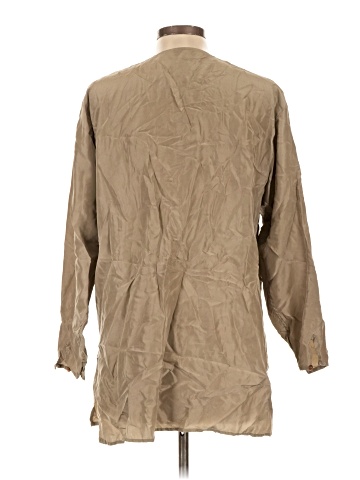 Bogari 3/4 Sleeve Silk Top (view 2)