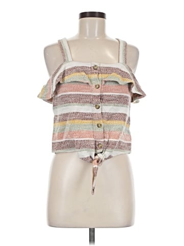 TeXTURE & THREAD Madewell Sleeveless Button-Down Shirt (view 1)