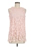 Alfani 100% Polyester Pink Sleeveless Blouse Size 8 Petite - photo 1