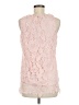 Alfani 100% Polyester Pink Sleeveless Blouse Size 8 Petite - photo 2