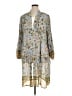 DR2 100% Polyester Blue Kimono Size 1X - photo 1