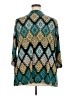 JM Collection Teal 3/4 Sleeve Blouse Size 2X - photo 2