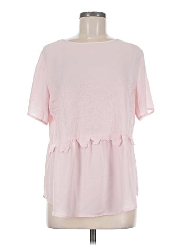 Ann Taylor LOFT Outlet Short Sleeve Blouse (view 1)
