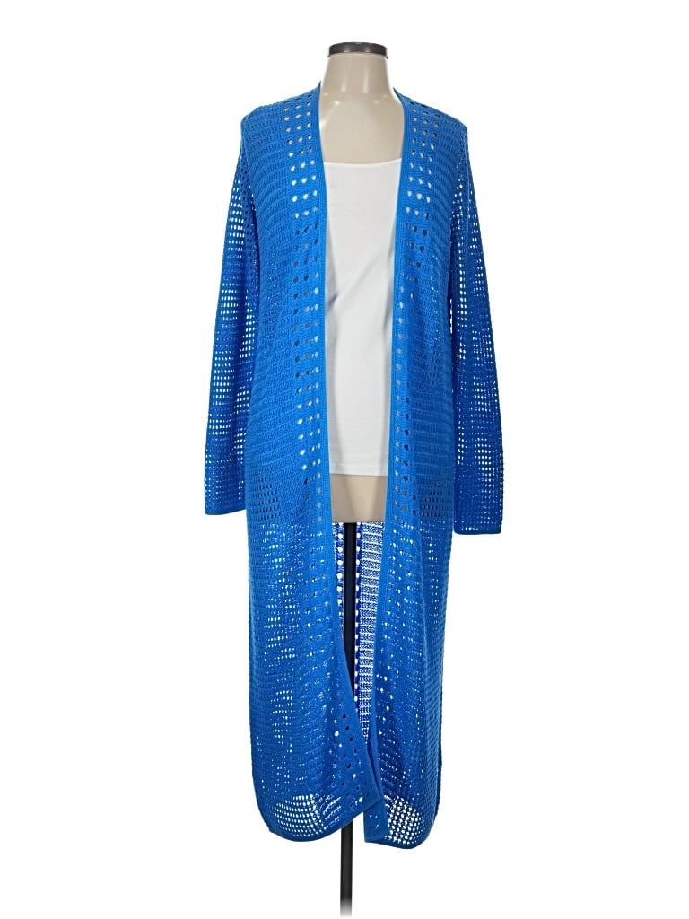 Express Cardigan Sweater In Blue